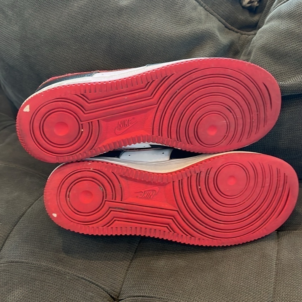 🇪🇸🐠Nike NBA Jordan Air Force 1 '07 LV8 75th Anniversary Trail Blazers red black - Picture 8 of 8